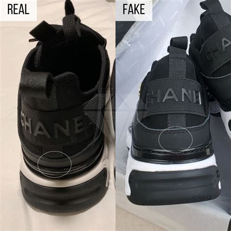 chanel sneakers fake|how to identify chanel shoes.